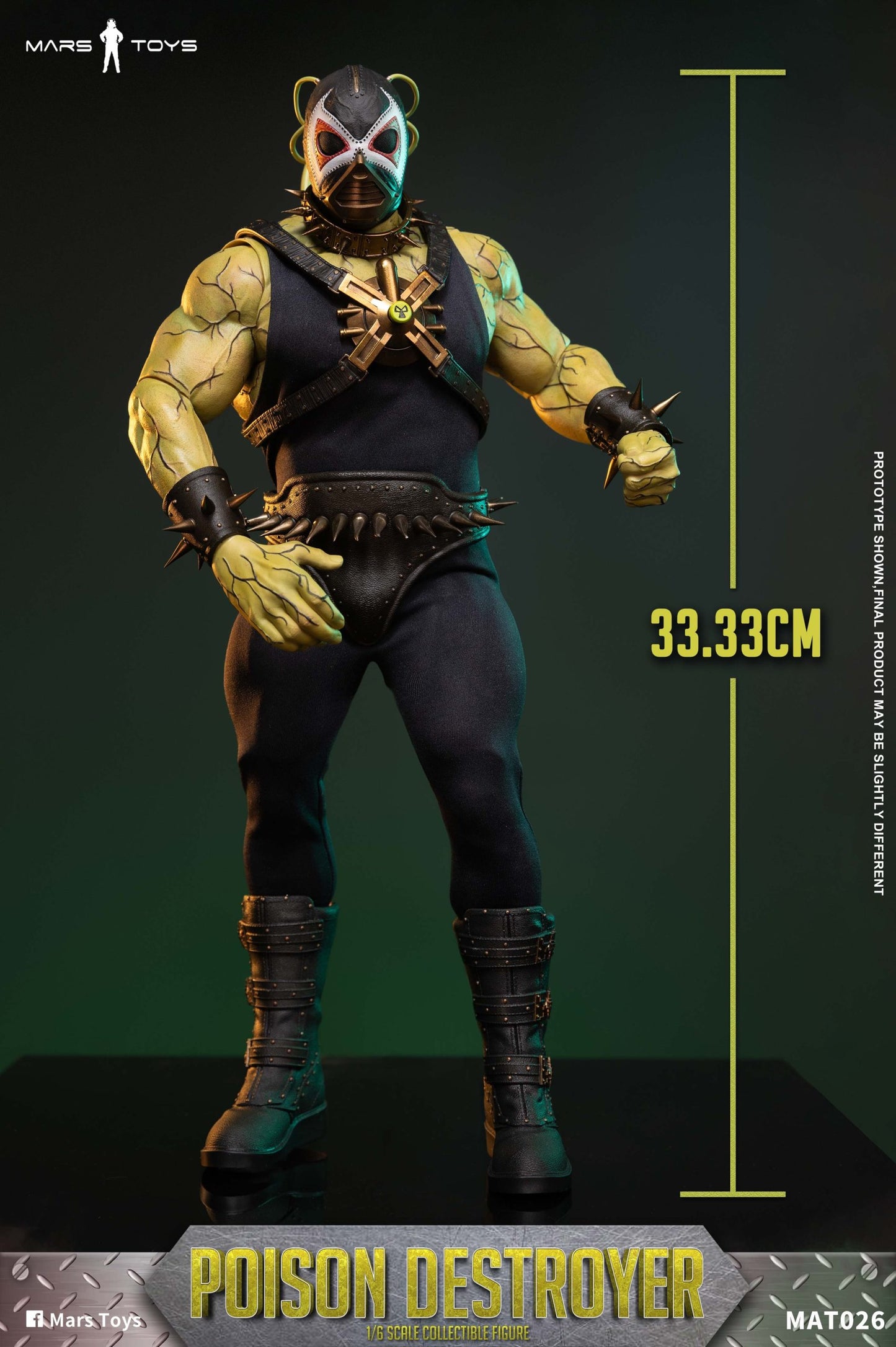 DC Comics Mars Toys Bane Poison King Destroyer MAT026 Action Figure (3rd party)