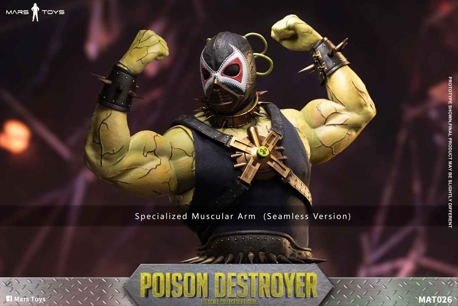 DC Comics Mars Toys Bane Poison King Destroyer MAT026 Action Figure (3rd party)