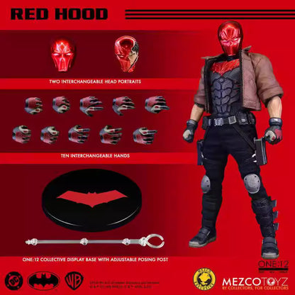DC Comics Mezco Red Hood Limited Edition 1/12 Licensed Action Figure
