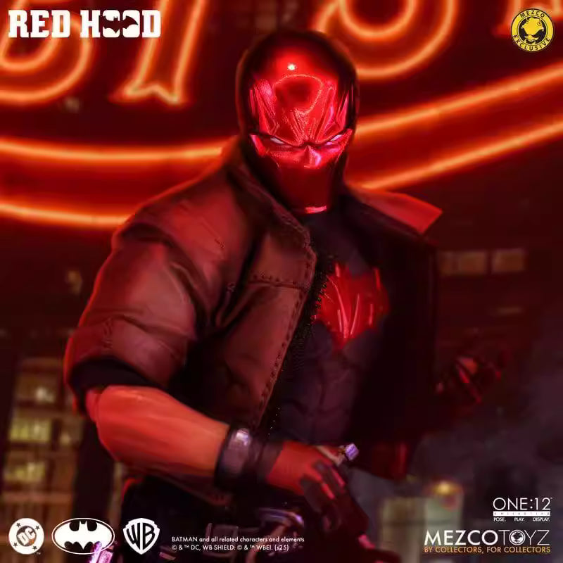 DC Comics Mezco Red Hood Limited Edition 1/12 Licensed Action Figure