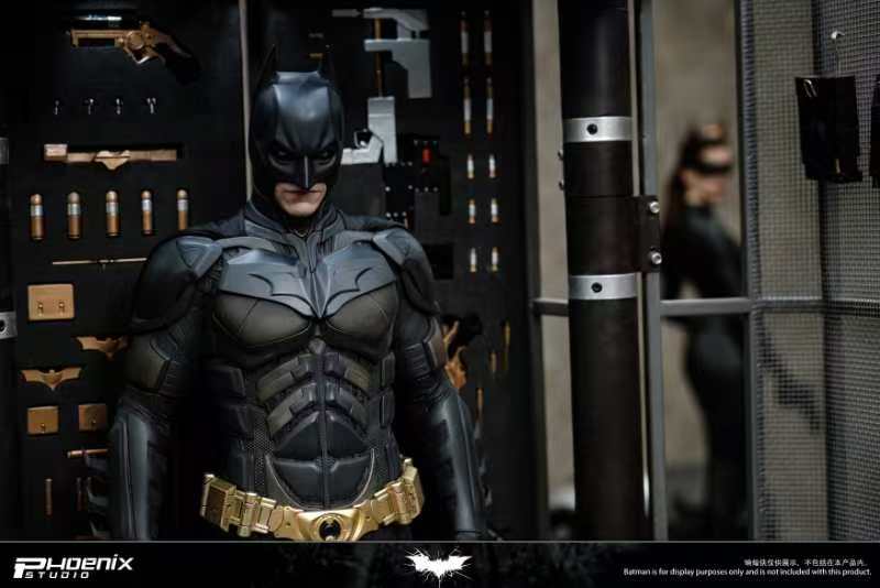 DC Comics Phoenix Studio The Dark Knight Batman Gantry Scene Resin Statue