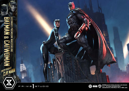 DC Comics Prime 1 Studio Catwoman & Batman UPMDC-13S 1/4 Licensed Resin Statue