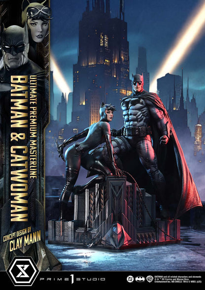 DC Comics Prime 1 Studio Catwoman & Batman UPMDC-13S 1/4 Licensed Resin Statue