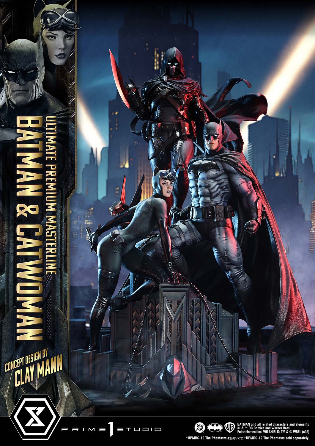 DC Comics Prime 1 Studio Catwoman & Batman UPMDC-13S 1/4 Licensed Resin Statue