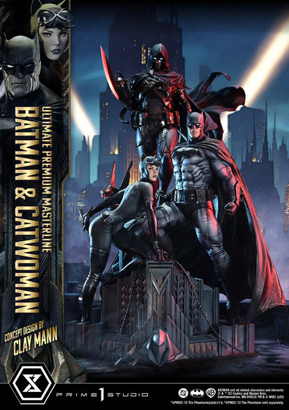 DC Comics Prime 1 Studio Catwoman & Batman UPMDC-13S 1/4 Licensed Resin Statue