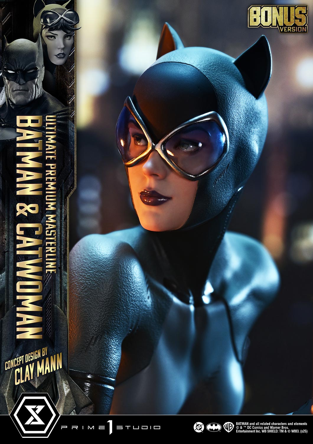 DC Comics Prime 1 Studio Catwoman & Batman UPMDC-13S 1/4 Licensed Resin Statue