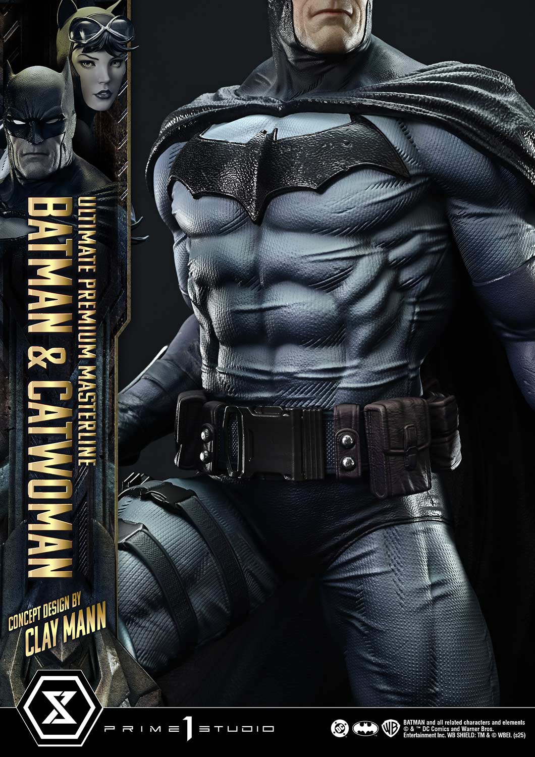 DC Comics Prime 1 Studio Catwoman & Batman UPMDC-13S 1/4 Licensed Resin Statue