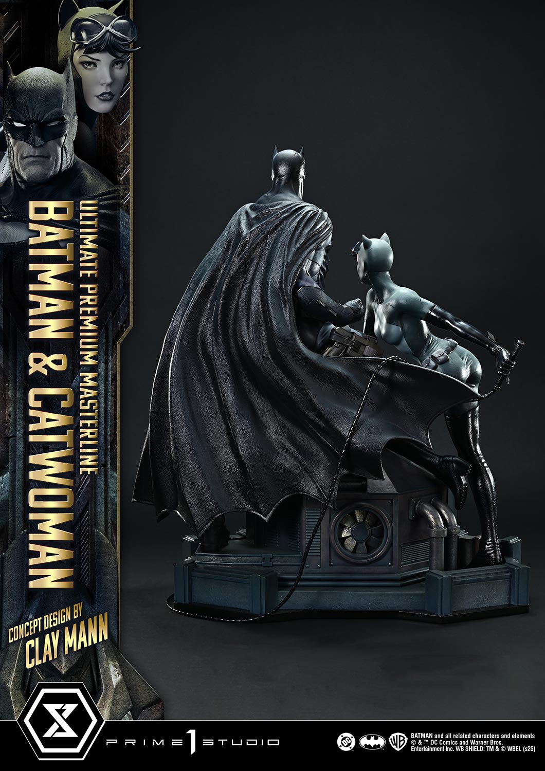 DC Comics Prime 1 Studio Catwoman & Batman UPMDC-13S 1/4 Licensed Resin Statue
