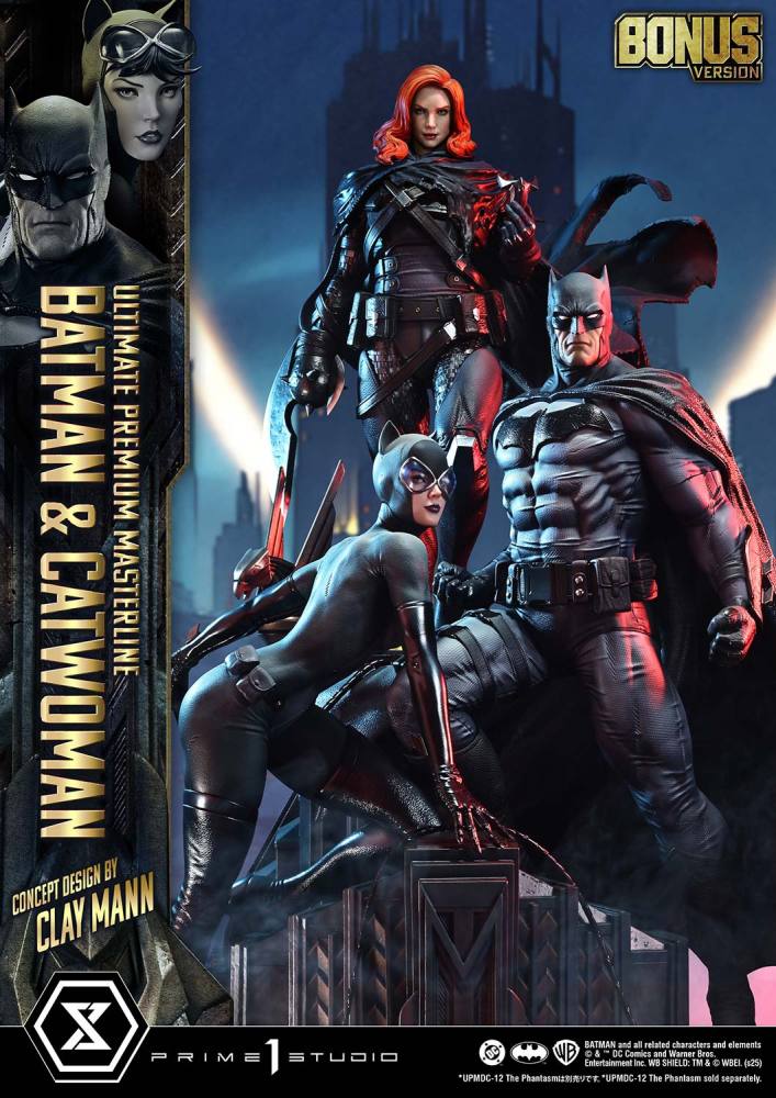 DC Comics Prime 1 Studio Catwoman & Batman UPMDC-13S 1/4 Licensed Resin Statue