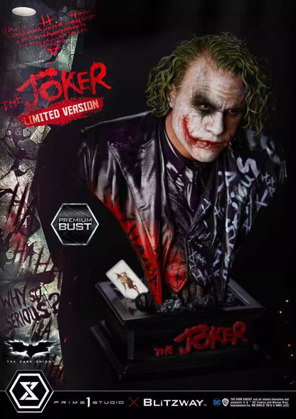 DC Comics Prime 1 Studio The Dark Knight The Joker PBDC-08LM 1/3 Bust Licesensed Resin Statue