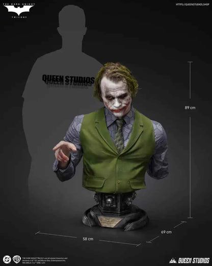 DC Comics Queen Studios The Dark Knight: The Joker Life-Size Bust Licensed Resin Statue