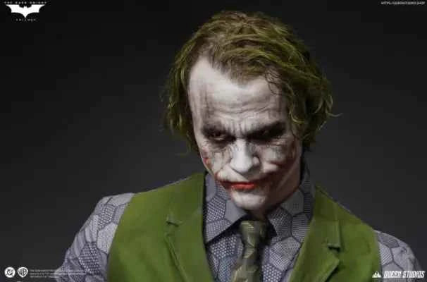 DC Comics Queen Studios The Dark Knight: The Joker Life-Size Bust Licensed Resin Statue