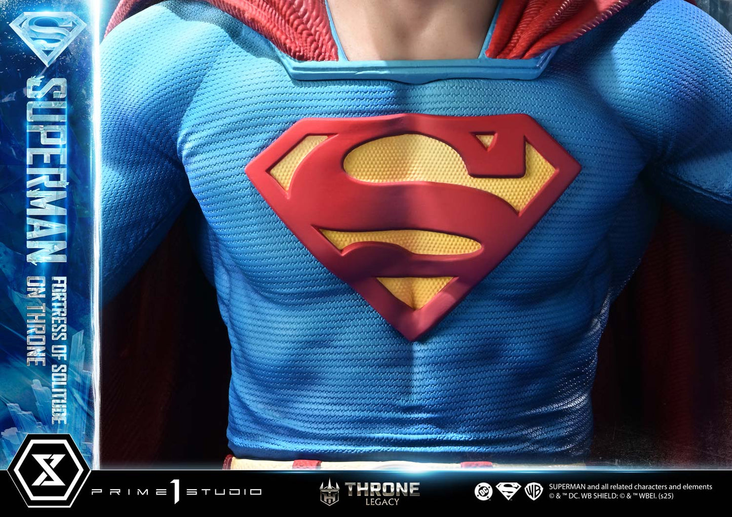 DC Comics Prime 1 Studio Superman Fortress of Solitude on Throne TLCDC-08 TLCDC-08UT TLCDC-08UTS Licensed Resin Statue
