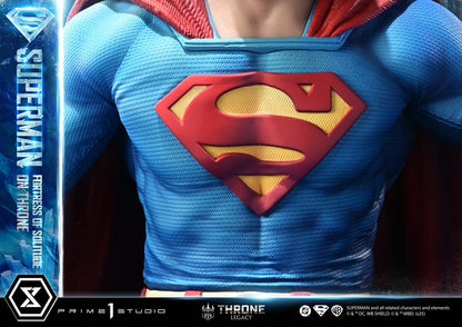 DC Comics Prime 1 Studio Superman Fortress of Solitude on Throne TLCDC-08 TLCDC-08UT TLCDC-08UTS Licensed Resin Statue