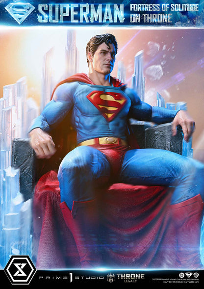 DC Comics Prime 1 Studio Superman Fortress of Solitude on Throne TLCDC-08 TLCDC-08UT TLCDC-08UTS Licensed Resin Statue