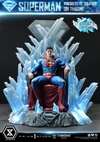 DC Comics Prime 1 Studio Superman Fortress of Solitude on Throne TLCDC-08 TLCDC-08UT TLCDC-08UTS Licensed Resin Statue