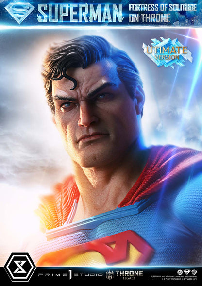 DC Comics Prime 1 Studio Superman Fortress of Solitude on Throne TLCDC-08 TLCDC-08UT TLCDC-08UTS Licensed Resin Statue