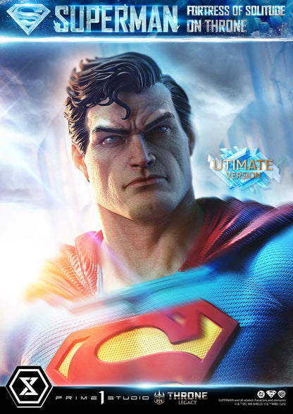 DC Comics Prime 1 Studio Superman Fortress of Solitude on Throne TLCDC-08 TLCDC-08UT TLCDC-08UTS Licensed Resin Statue
