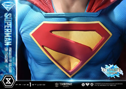DC Comics Prime 1 Studio Superman Fortress of Solitude on Throne TLCDC-08 TLCDC-08UT TLCDC-08UTS Licensed Resin Statue