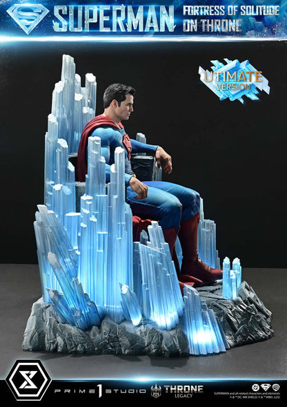 DC Comics Prime 1 Studio Superman Fortress of Solitude on Throne TLCDC-08 TLCDC-08UT TLCDC-08UTS Licensed Resin Statue