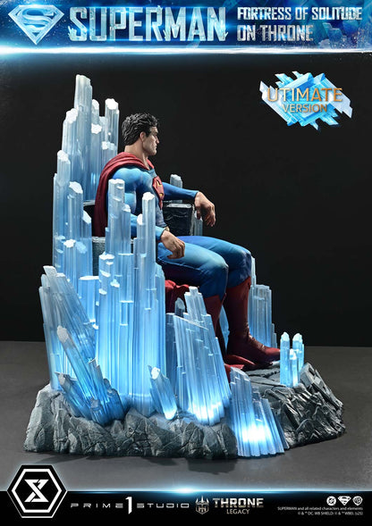 DC Comics Prime 1 Studio Superman Fortress of Solitude on Throne TLCDC-08 TLCDC-08UT TLCDC-08UTS Licensed Resin Statue