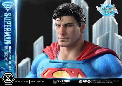 DC Comics Prime 1 Studio Superman Fortress of Solitude on Throne TLCDC-08 TLCDC-08UT TLCDC-08UTS Licensed Resin Statue