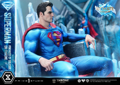 DC Comics Prime 1 Studio Superman Fortress of Solitude on Throne TLCDC-08 TLCDC-08UT TLCDC-08UTS Licensed Resin Statue