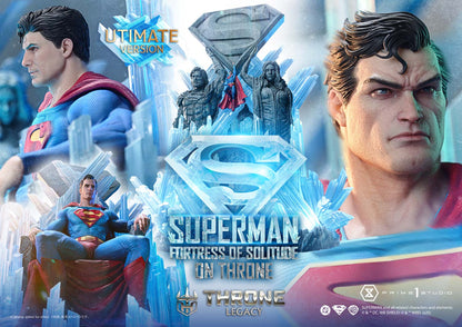 DC Comics Prime 1 Studio Superman Fortress of Solitude on Throne TLCDC-08 TLCDC-08UT TLCDC-08UTS Licensed Resin Statue