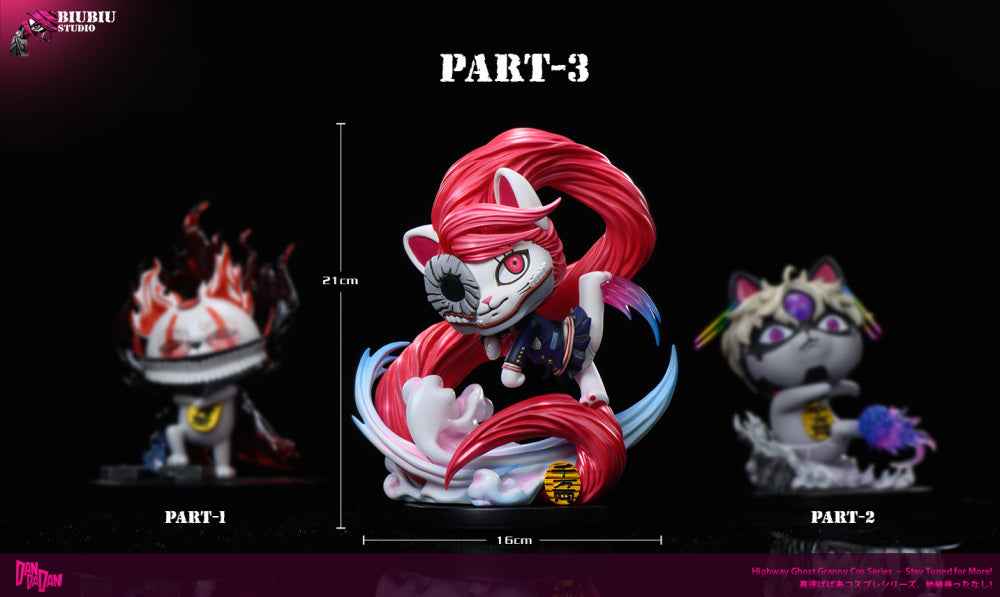 Dandadan Biubiu Studio Turbo Granny Cosplay Shiratori Aira 1/6 Resin Statue