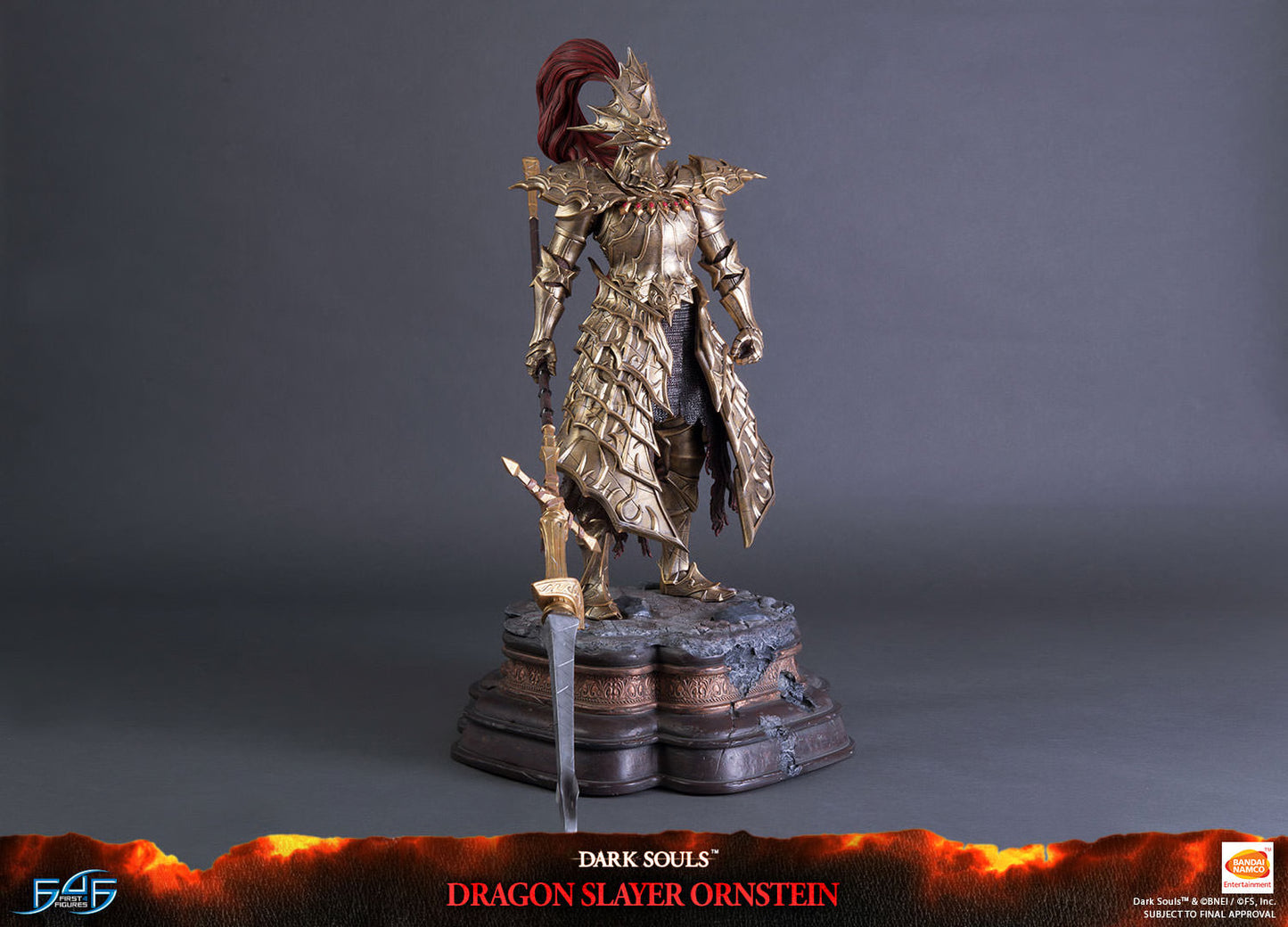 Dark Souls First 4 Figures Dragon Slayer Ornstein DSORNR Licensed Resin Statue