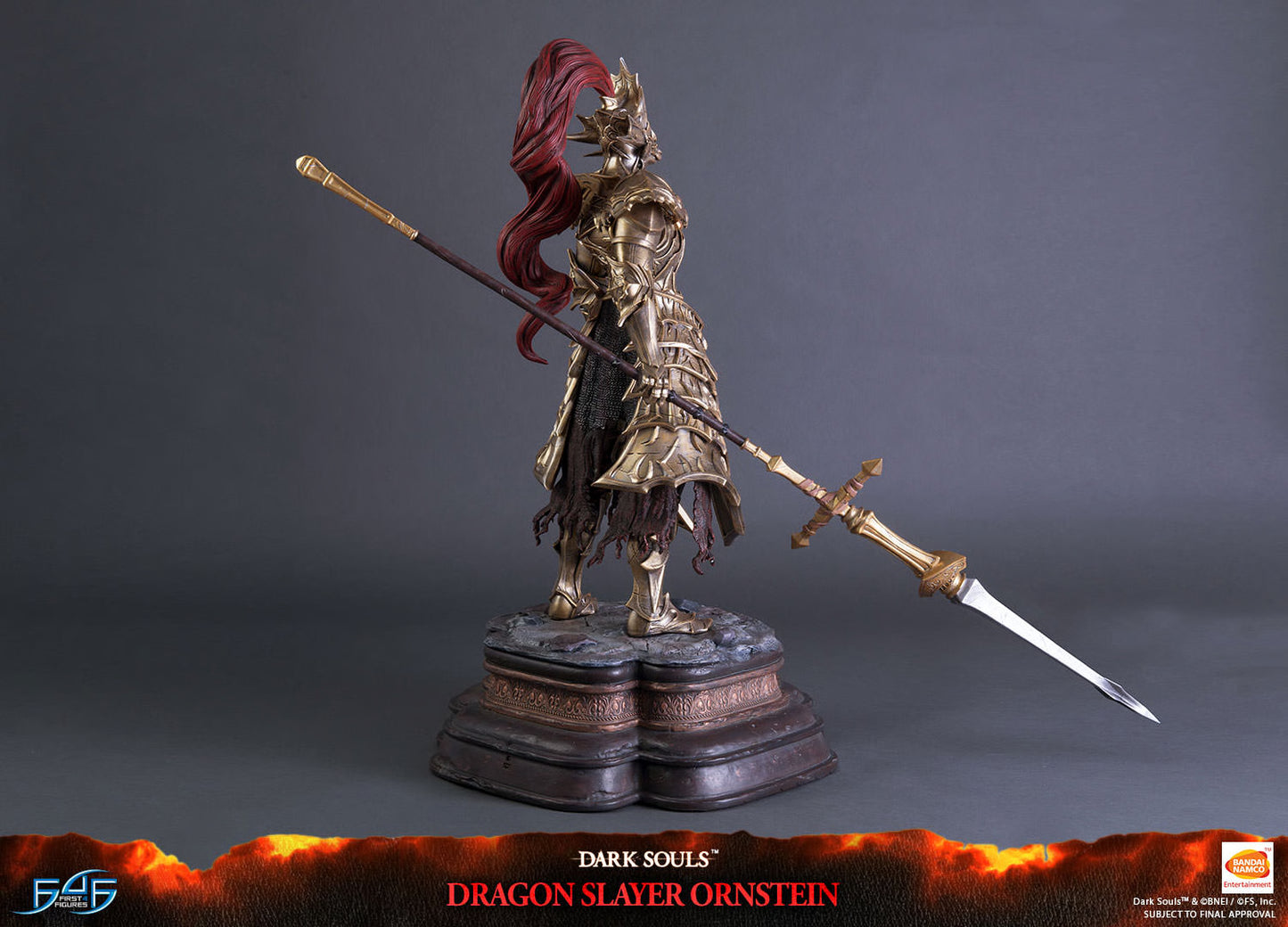 Dark Souls First 4 Figures Dragon Slayer Ornstein DSORNR Licensed Resin Statue