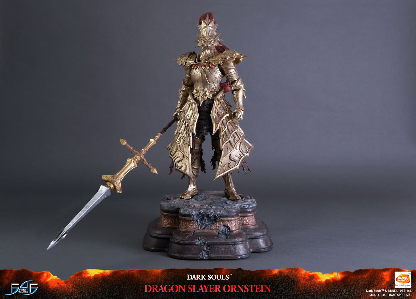 Dark Souls First 4 Figures Dragon Slayer Ornstein DSORNR Licensed Resin Statue