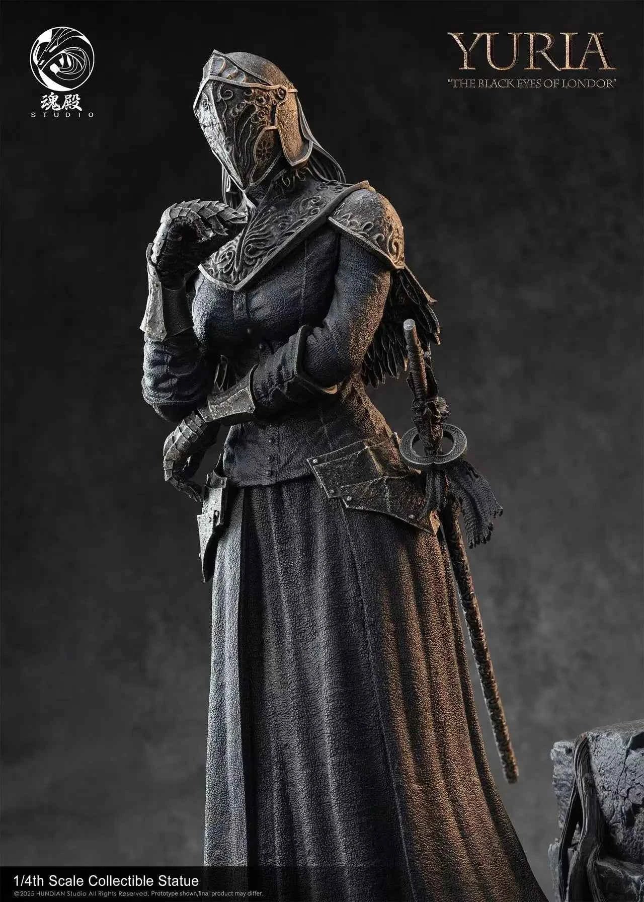Dark Souls HunDian Studio Yuria of Londor 1/4 Resin Statue (PayPal Fees and Shipping Costs Included)