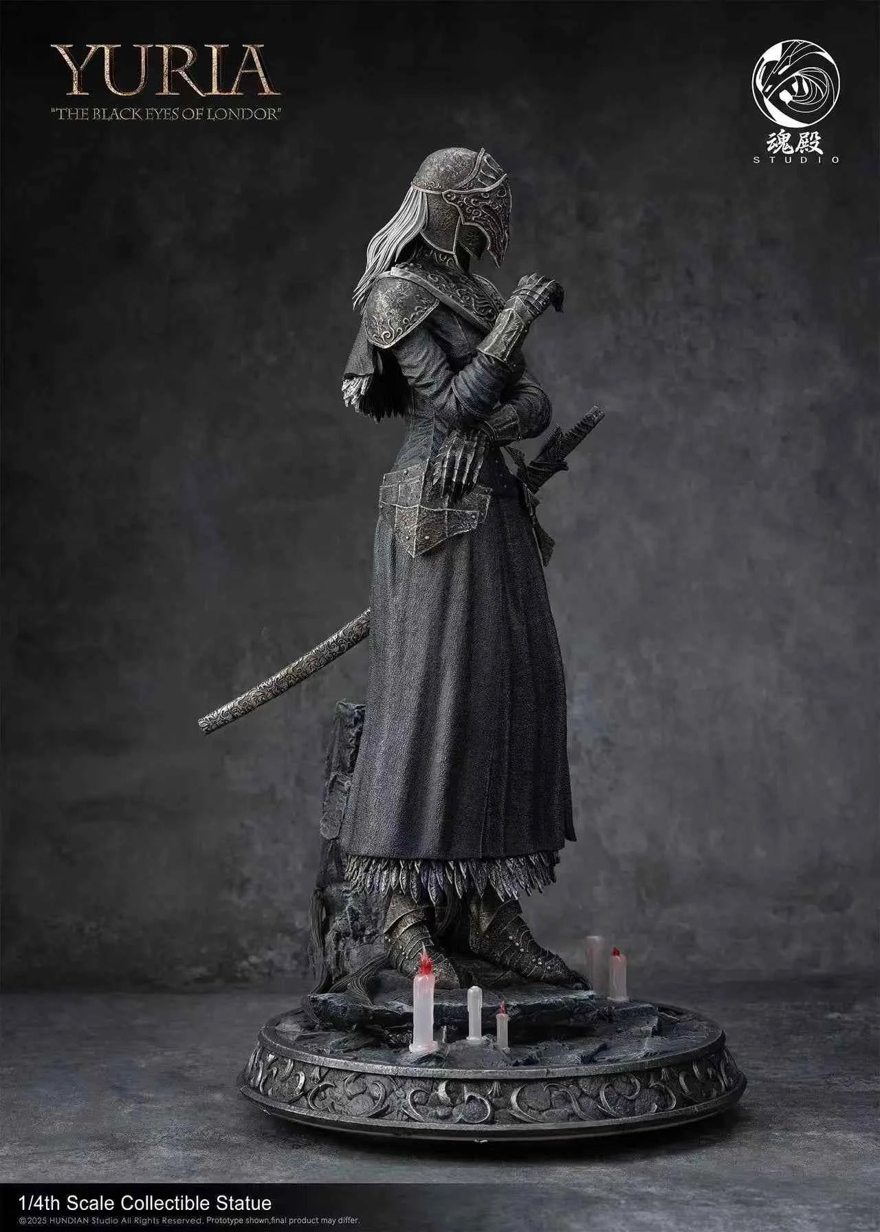 Dark Souls HunDian Studio Yuria of Londor 1/4 Resin Statue (PayPal Fees and Shipping Costs Included)