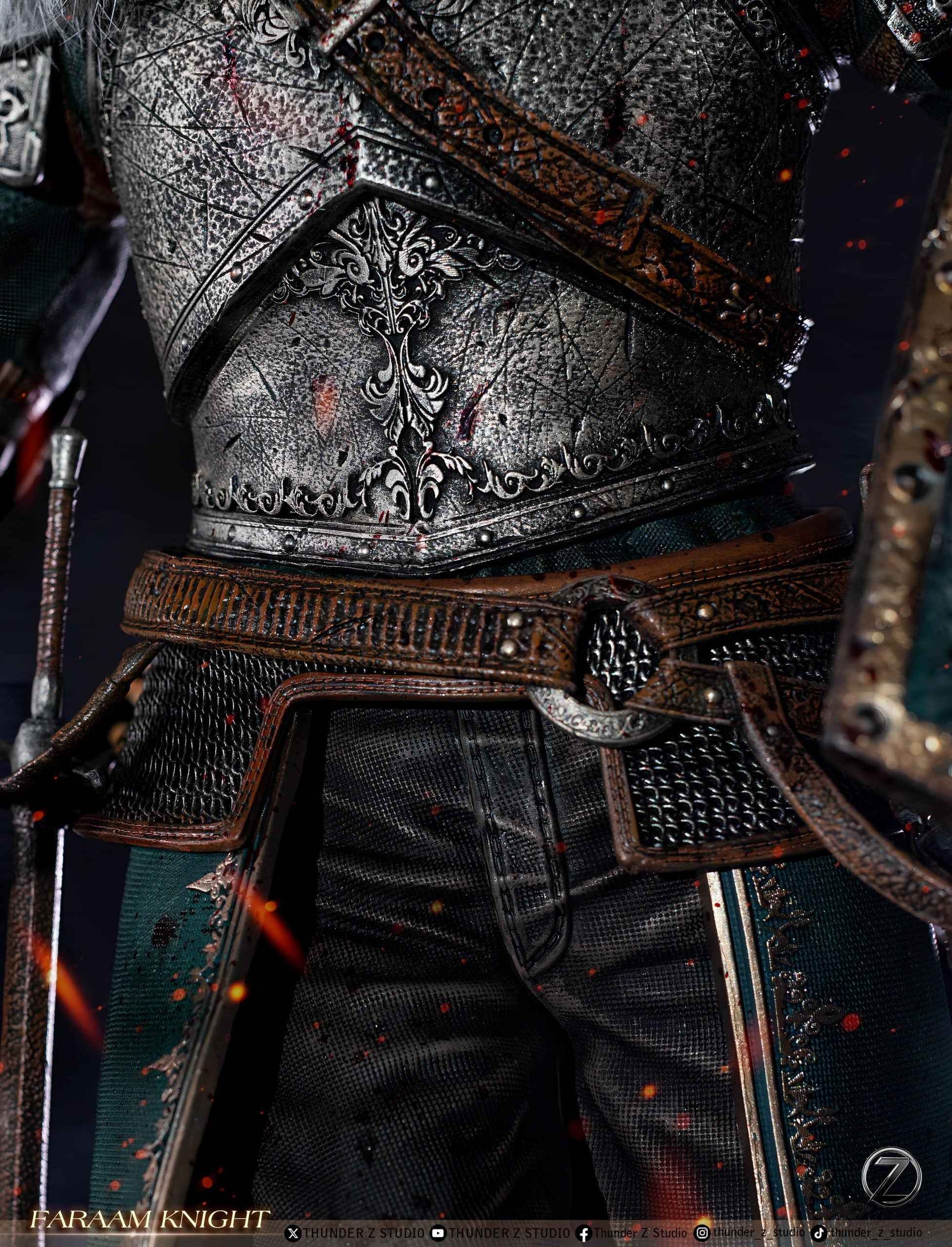 Dark Souls THUNDER Z Studio Faraam Knight Resin Statue