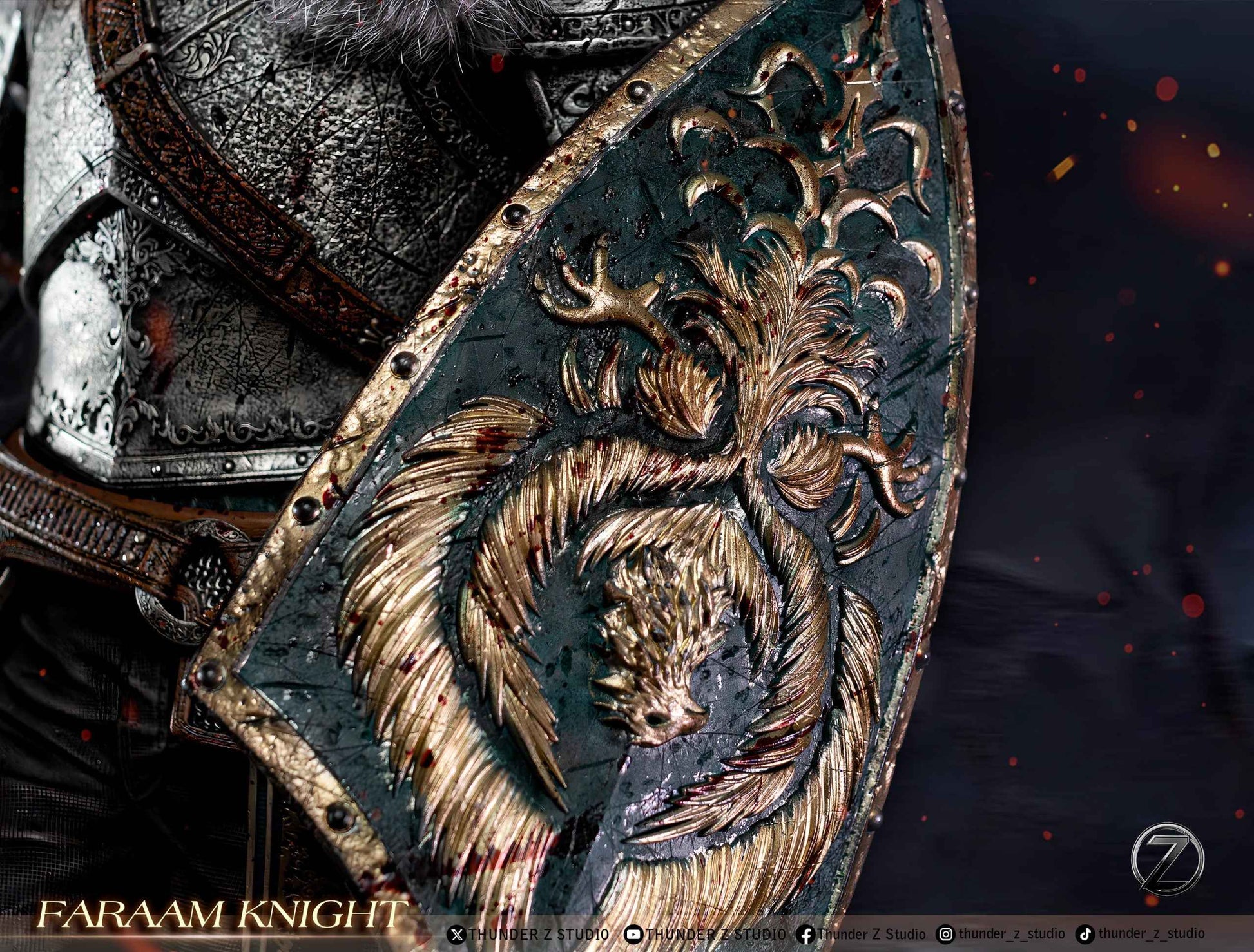 Dark Souls THUNDER Z Studio Faraam Knight Resin Statue