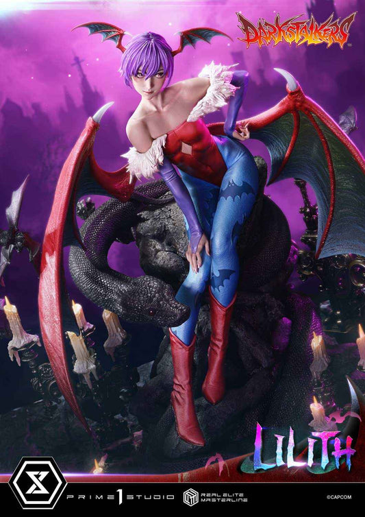 Darkstalkers Prime 1 Studio Real Elite Masterline Lilith REMDKS-02 REMDKS-02S Licensed Resin Statue