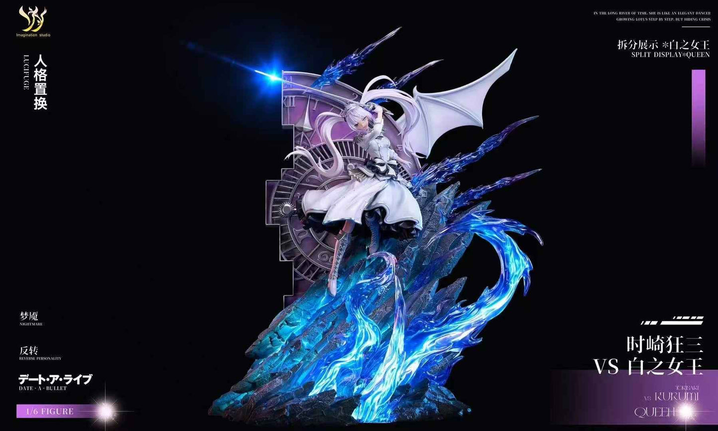 Date A Live Imagination Studio Tokisaki Kurumi vs White Queen 1/6 Resin Statue