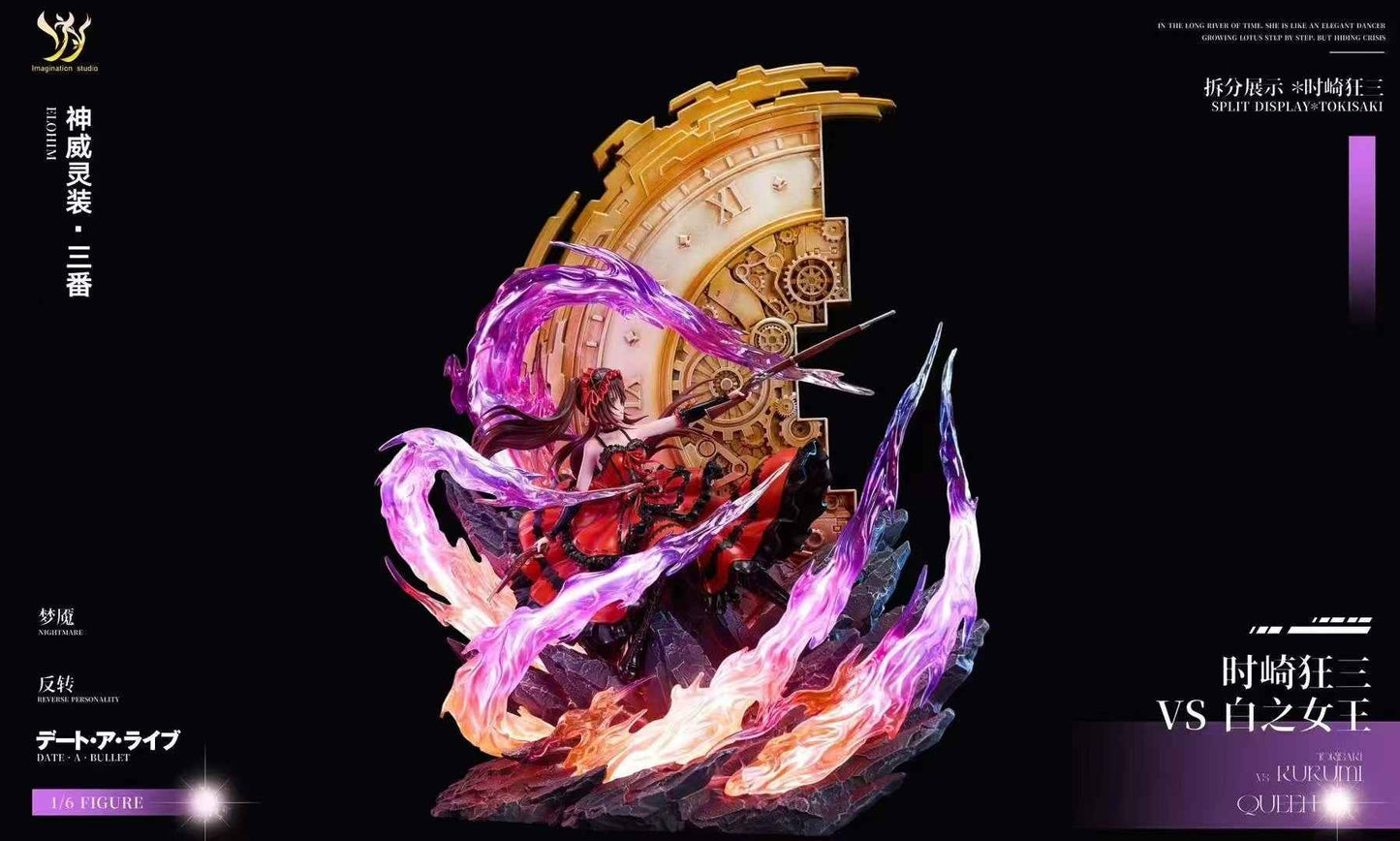 Date A Live Imagination Studio Tokisaki Kurumi vs White Queen 1/6 Resin Statue