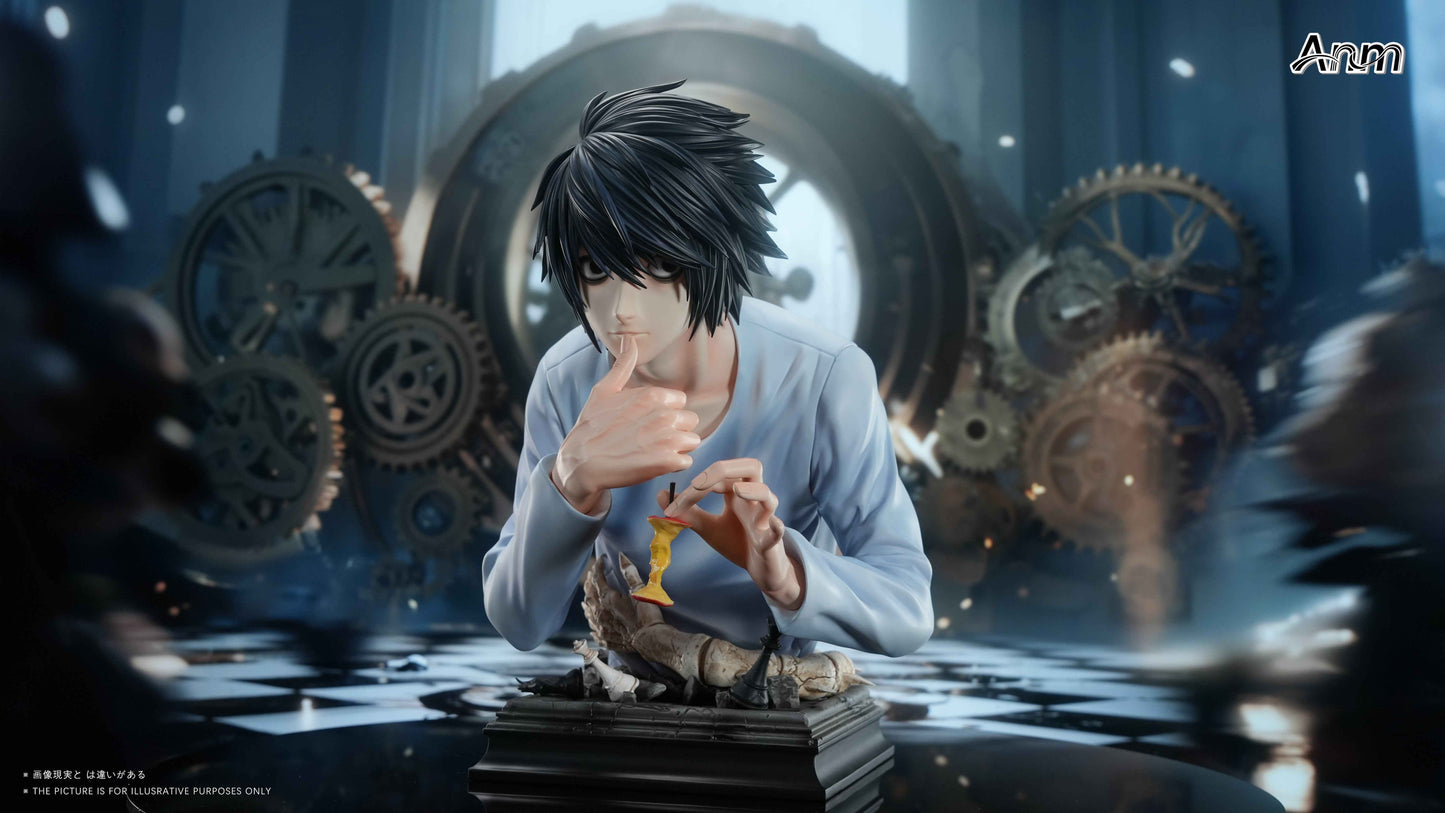 Death Note Anm Studio L Lawliet 1/3 Bust  Resin Statue