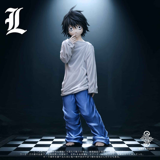 Death Note GBA Studio Childhood  L Lawliet Resin Statue