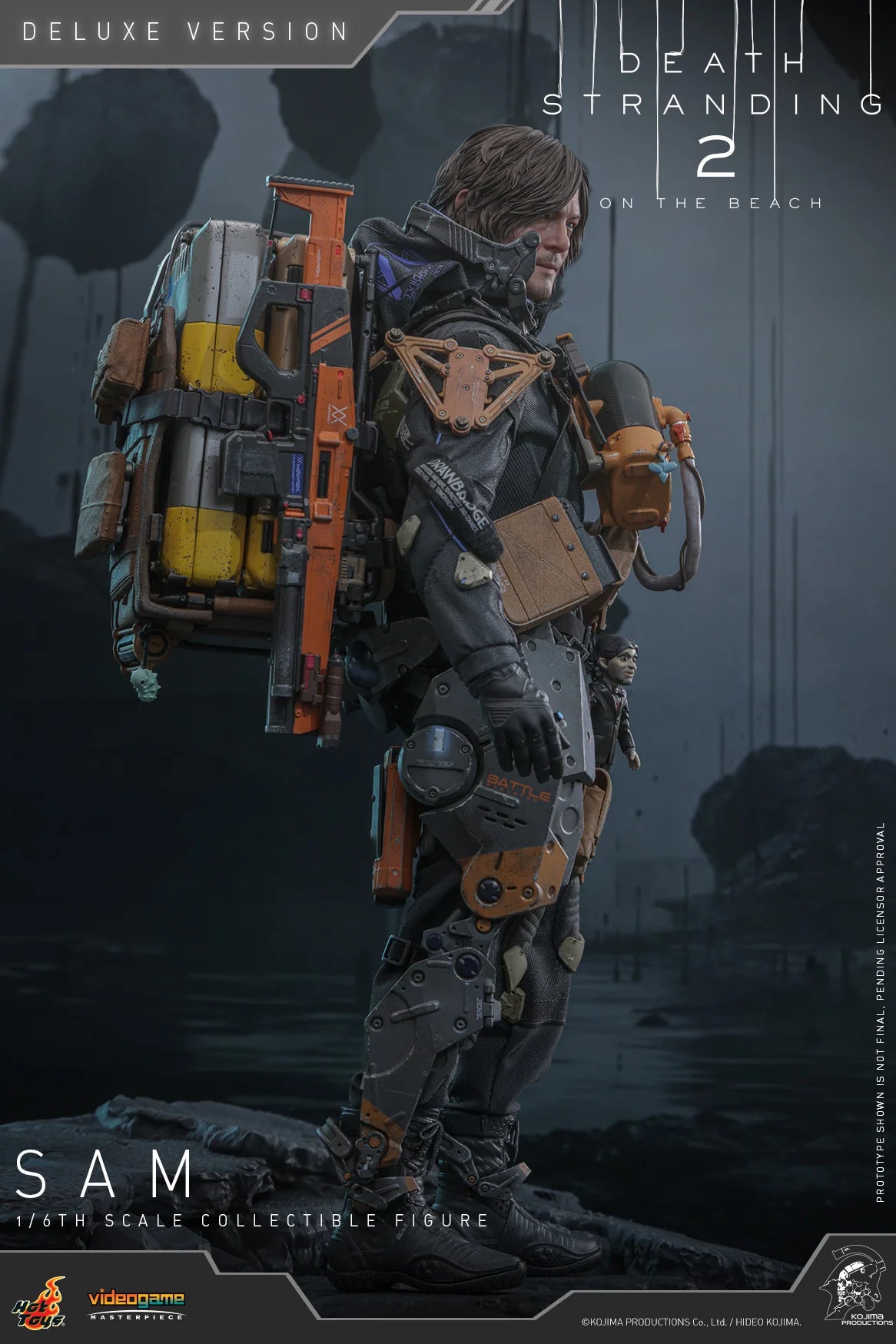 Death Stranding Hot Toys Sam (Sculpted Hair Deluxe Edition) VGM76 Licensed Action Figure