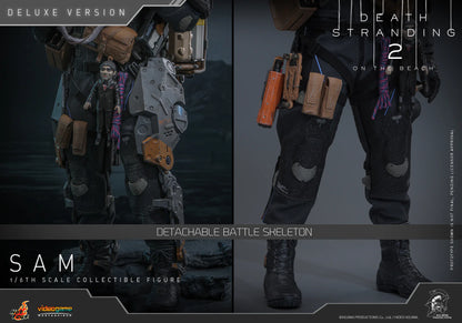 Death Stranding Hot Toys Sam (Sculpted Hair Deluxe Edition) VGM76 Licensed Action Figure