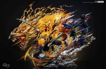Demon Slayer Hamlet Studio Zenitsu Agatsuma God of Fire Thunder Resin Statue (PayPal Fees and Shipping Costs Included)