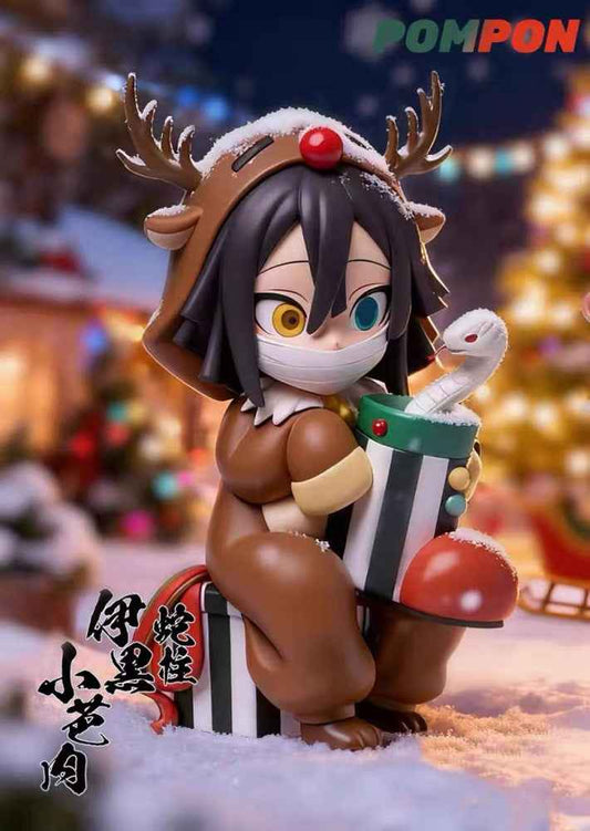 Demon Slayer: Kimetsu No Yaiba PomPon Studio Christmas Iguro Obanai & Kanroji Mitsuri Resin Statue