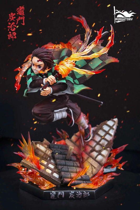 Demon Slayer Purgatory Studio Sun Breathing Tanjiro Kamado Resin Statue