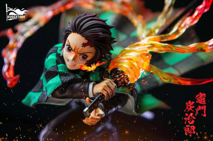 Demon Slayer Purgatory Studio Sun Breathing Tanjiro Kamado Resin Statue