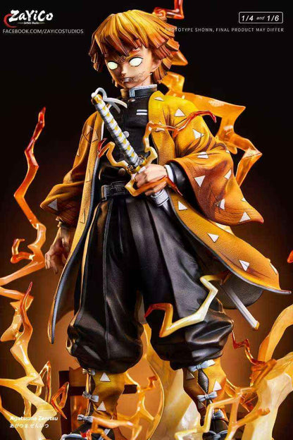 Demon Slayer: Kimetsu No Yaiba Zayico Studio Agatsuma Zenitsu Resin Statue