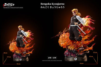 Demon Slayer: Kimetsu No Yaiba Zayico Studio Kyojuro Rengoku Resin Statue