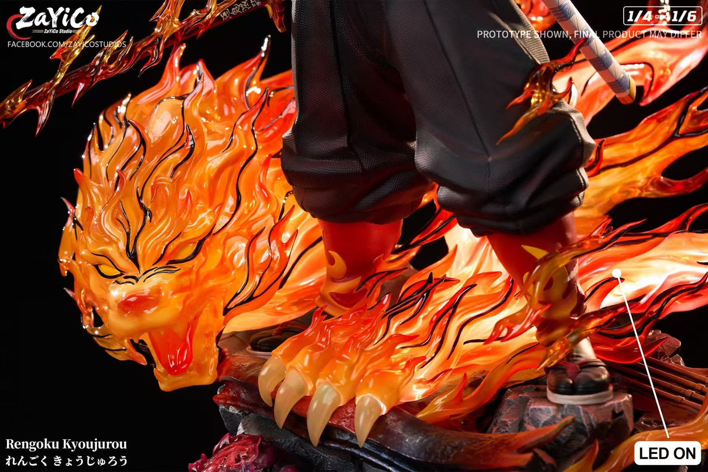 Demon Slayer: Kimetsu No Yaiba Zayico Studio Kyojuro Rengoku Resin Statue